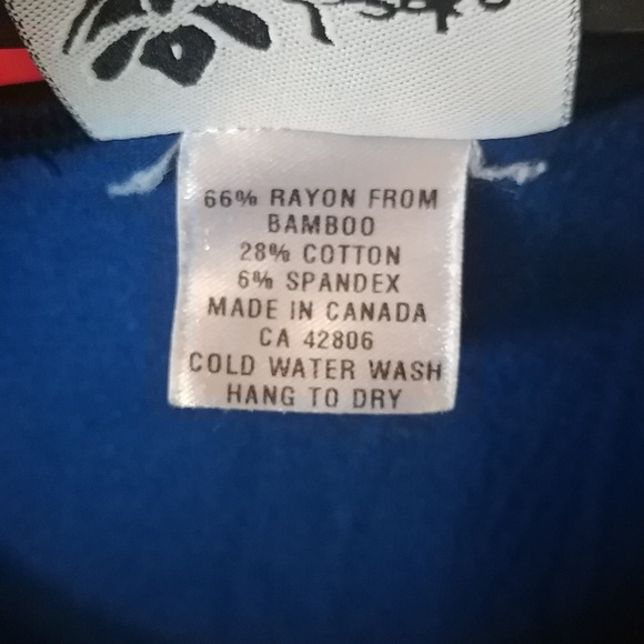 10/$10   LokoSport Blue Faux Leather Dress 8 - Picture 6 of 7